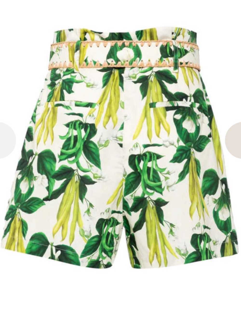 Cara Cara Palmer Floral green tropical  2 pc shorts Set Short Sleeve Sz 2/4 - Picture 8 of 12